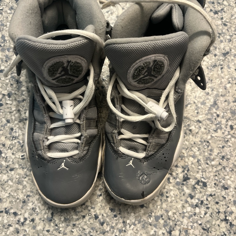 Jordan Kids Sneakers - Gray and White